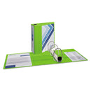 Avery Heavy-Duty View Binder with DuraHinge and Locking One Touch EZD Rings, 3 Rings, 5" Capacity, 11 x 8.5, Chartreuse