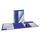 Avery Heavy-Duty View Binder with DuraHinge and Locking One Touch EZD Rings, 3 Rings, 5" Capacity, 11 x 8.5, Pacific Blue