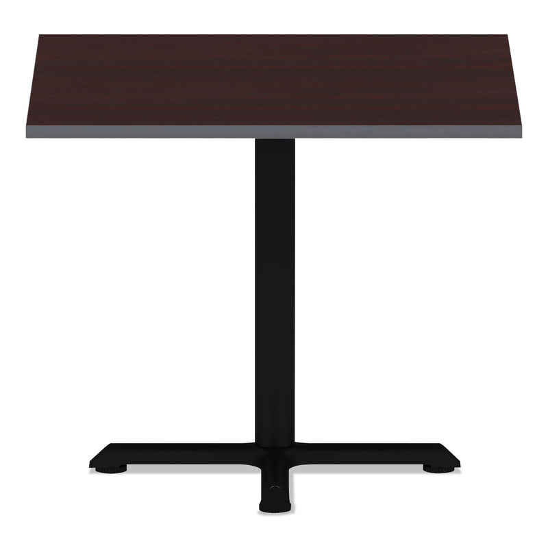 Alera Reversible Laminate Table Top, Square, 35.38w x 35.38d, Medium Cherry/Mahogany