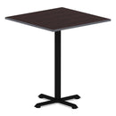 Alera Reversible Laminate Table Top, Square, 35.38w x 35.38d, Espresso/Walnut