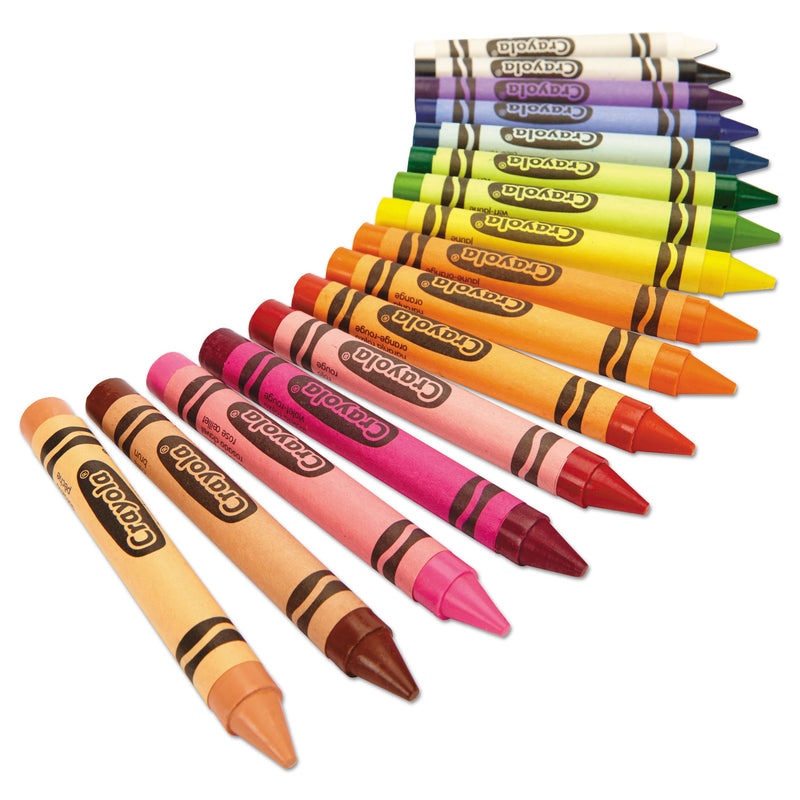 Crayola Large Crayons, Lift Lid Box, 16 Colors/Box