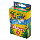 Crayola Classic Color Crayons, Peggable Retail Pack, 24 Colors/Pack