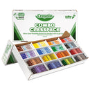 Crayola Crayon and Ultra-Clean Washable Marker Classpack, 8 Colors, 128 Each Crayons/Markers, 256/Box