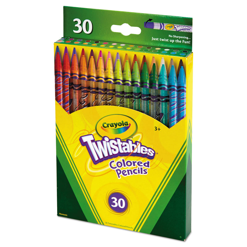 Crayola Twistables Colored Pencils, 2 mm, 2B (
