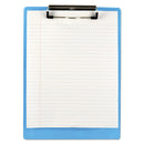 Saunders Recycled Plastic Clipboard, 0.5" Clip Capacity, Holds 8.5 x 11 Sheets, Ice Blue