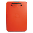 Saunders SlimMate Storage Clipboard, 0.5" Clip Capacity, Holds 8.5 x 11 Sheets, Red