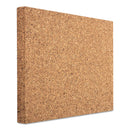Iceberg iDesign Frameless Cork Bulletin Board, 18 x 18, Natural