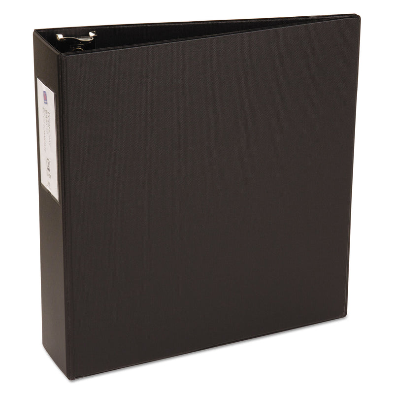 Avery Economy Non-View Binder with Round Rings, 3 Rings, 3" Capacity, 11 x 8.5, Black, (4601)