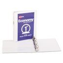 Avery Economy View Binder with Round Rings , 3 Rings, 1" Capacity, 8.5 x 5.5, White, (5806)