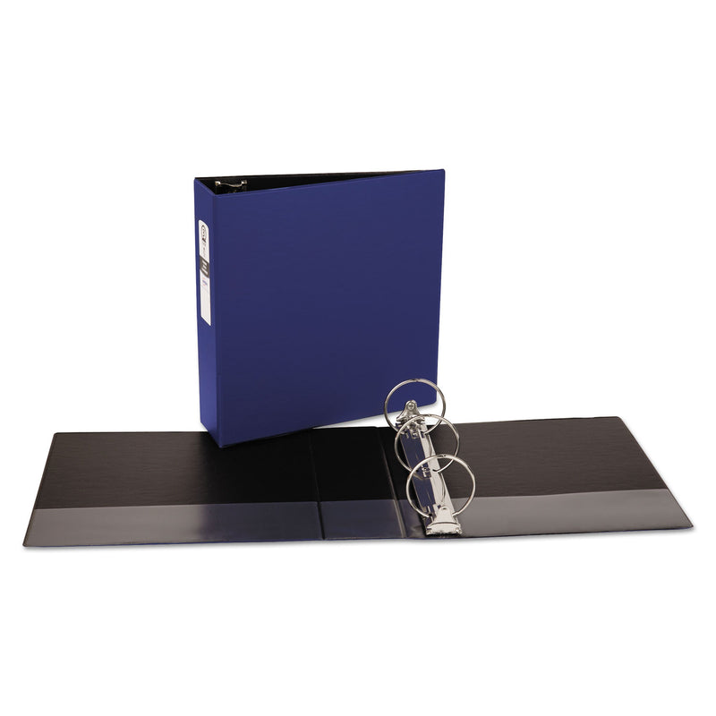 Avery Economy Non-View Binder with Round Rings, 3 Rings, 3" Capacity, 11 x 8.5, Blue, (3601)