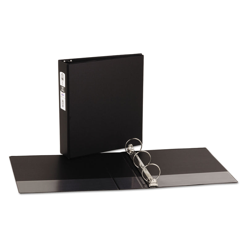Avery Economy Non-View Binder with Round Rings, 3 Rings, 2" Capacity, 11 x 8.5, Black, (3501)