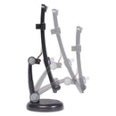 Kelly Computer Supply Copyholder with Curved Tray and Weighted Base, 75 Sheet Capacity, Plastic, Black