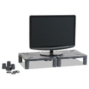 Kelly Computer Supply Monitor Stand, 13.25" x 13.5" x 2" to 4", Black, Supports 60 lbs