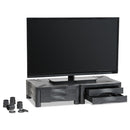 Kelly Computer Supply Monitor Stand, 13" x 13.5" x 4.75" to 5.75", Black, Supports 60 lbs