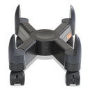 Kelly Computer Supply Computer Stand with Locking Wheels, Supports 40 lb, 3 x 16.5 x 4.5, Black