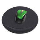 Kelly Computer Supply Viscoflex Oval Mouse Pad, 8" dia., Black