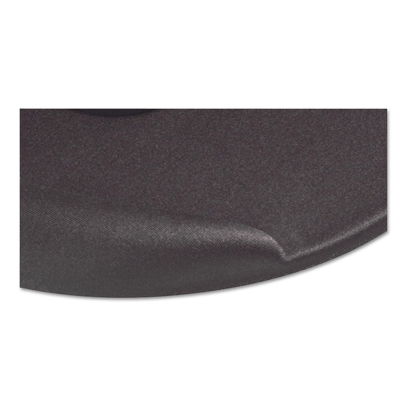 Kelly Computer Supply Viscoflex Oval Mouse Pad, 8" dia., Black
