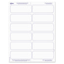Avery Big Tab Printable Large White Label Tab Dividers, 8-Tab, 11 x 8.5, White, 20 Sets