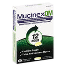 Mucinex DM Expectorant and Cough Suppressant, 40 Tablets/Box