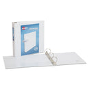Avery Showcase Economy View Binder with Round Rings, 3 Rings, 2" Capacity, 11 x 8.5, White