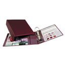 Avery Heavy-Duty Non-View Binder with DuraHinge and Locking One Touch EZD Rings, 3 Rings, 3" Capacity, 11 x 8.5, Maroon