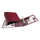 Avery Heavy-Duty Non-View Binder with DuraHinge and Locking One Touch EZD Rings, 3 Rings, 4" Capacity, 11 x 8.5, Maroon