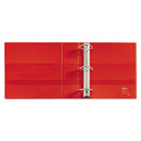 Avery Heavy-Duty Non-View Binder with DuraHinge and Locking One Touch EZD Rings, 3 Rings, 3" Capacity, 11 x 8.5, Red