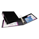 Avery Heavy-Duty Non-View Binder with DuraHinge and One Touch EZD Rings, 3 Rings, 2" Capacity, 11 x 8.5, Black