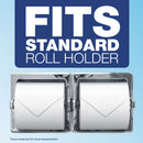 Charmin Commercial Bathroom Tissue, Septic Safe, Individually Wrapped, 2-Ply, White, 450 Sheets/Roll, 75 Rolls/Carton