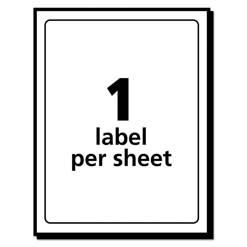 Avery Removable Multi-Use Labels, Inkjet/Laser Printers, 4 x 6, White, 40/Pack, (5454)