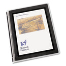 Avery Flexi-View Binder with Round Rings, 3 Rings, 0.5" Capacity, 11 x 8.5, Black