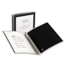 Avery Flexi-View Binder with Round Rings, 3 Rings, 0.5" Capacity, 11 x 8.5, Black