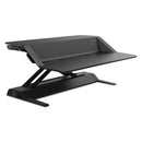 Fellowes Lotus Sit-Stands Workstation, 32.75" x 24.25" x 5.5" to 22.5", Black