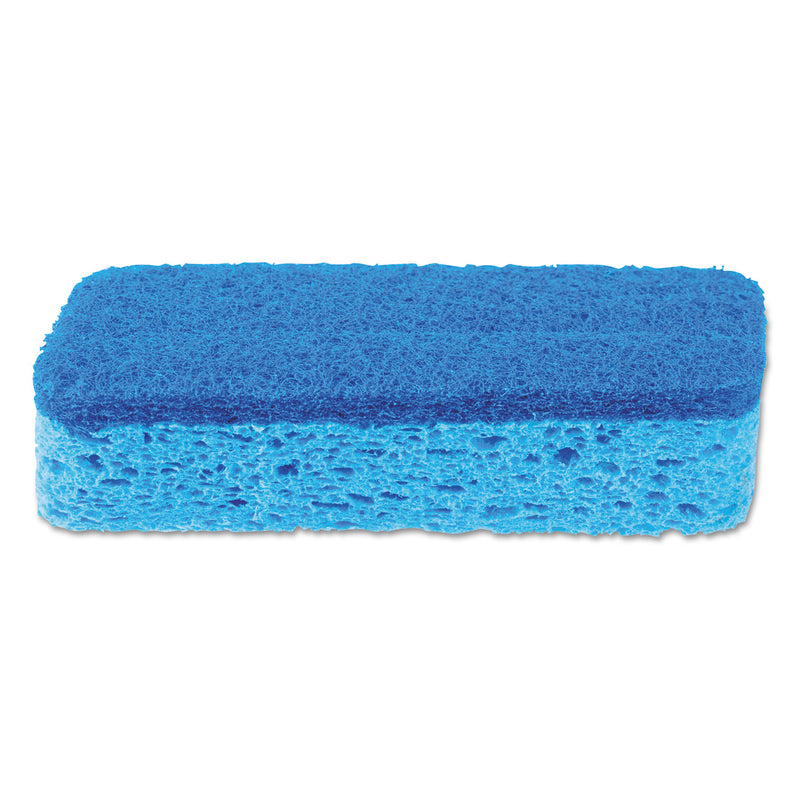 S.O.S. All Surface Scrubber Sponge, 2.5 x 4.5, 0.9" Thick, Dark Blue, 12/Carton