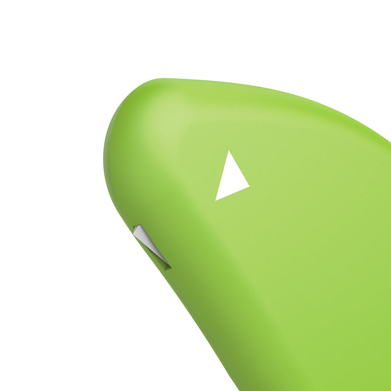 slice Safety Cutters, Fixed, Non Replaceable Micro Safety Blade, 0.1" Ceramic Blade, 2.4" Plastic Handle, Green