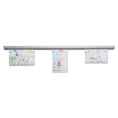 Advantus Grip-A-Strip Display Rail, 24 x 1.5, Aluminum Finish