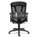 Alera Eon Series Multifunction Mid-Back Cushioned Mesh Chair, Supports Up to 275 lb, 18.11" to 21.37" Seat Height, Black
