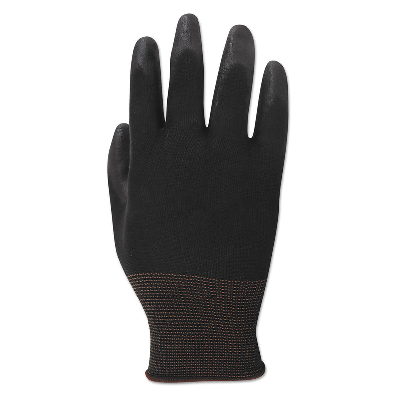 Boardwalk Palm Coated Cut-Resistant HPPE Glove, Salt and Pepper/Black, Size 8 (Medium), 1 Dozen
