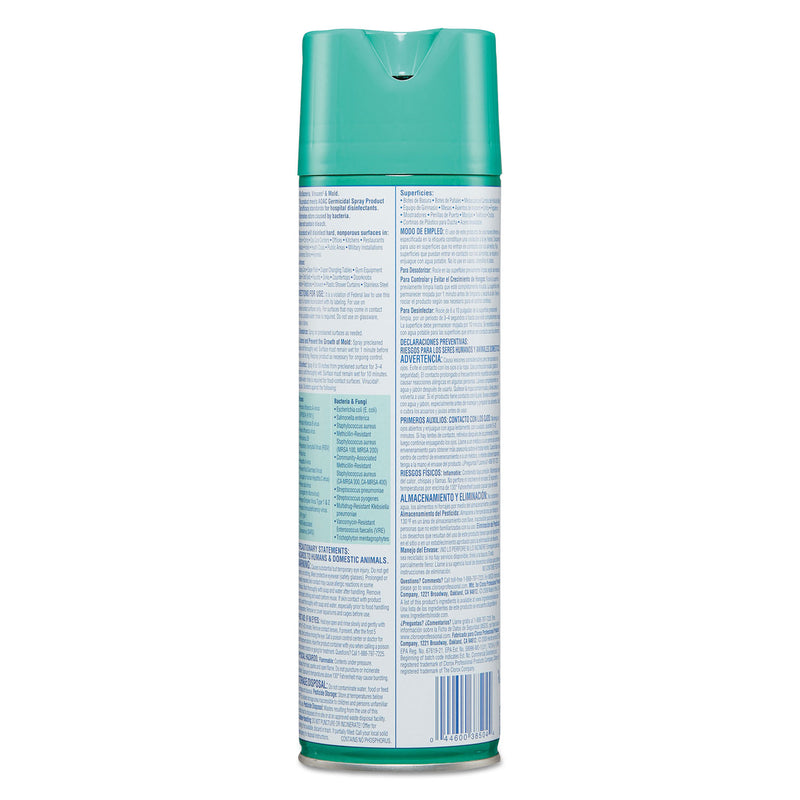 Clorox Disinfecting Spray, Fresh, 19 oz Aerosol Spray, 12/Carton