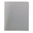 Smead Two-Pocket Folder, Textured Paper, 100-Sheet Capacity, 11 x 8.5, White, 25/Box