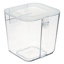 deflecto Stackable Caddy Organizer, Small, Plastic, 4.33 x 4 x 4.38, White