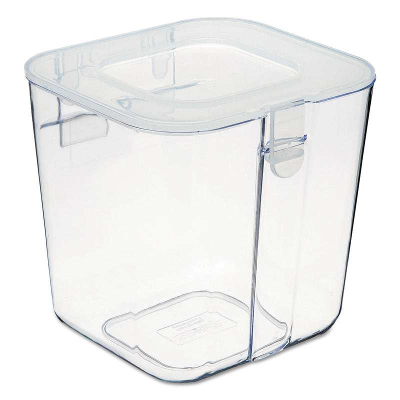 deflecto Stackable Caddy Organizer, Small, Plastic, 4.33 x 4 x 4.38, White