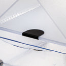 deflecto Stackable Cube Organizer, X Divider, 4 Compartments, Plastic, 6 x 7.2 x 6, Clear