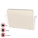 deflecto Unbreakable DocuPocket Wall File, Letter Size, 14.5" x 3" x 6.5", Clear