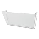 deflecto Unbreakable DocuPocket Wall File, Letter Size, 14.5" x 3" x 6.5", Clear