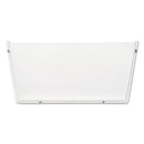 deflecto Unbreakable DocuPocket Wall File, Letter Size, 14.5" x 3" x 6.5", Clear