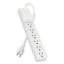 Belkin Home/Office Surge Protector, 6 AC Outlets, 10 ft Cord, 720 J, White