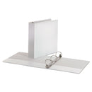 Office Impressions Economy Round Ring View Binder, 3 Rings, 2" Capacity, 11 x 8.5, White