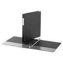Universal Deluxe Non-View D-Ring Binder with Label Holder, 3 Rings, 1" Capacity, 11 x 8.5, Black