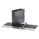 Universal Economy Round Ring View Binder, 3 Rings, 3" Capacity, 11 x 8.5, Black